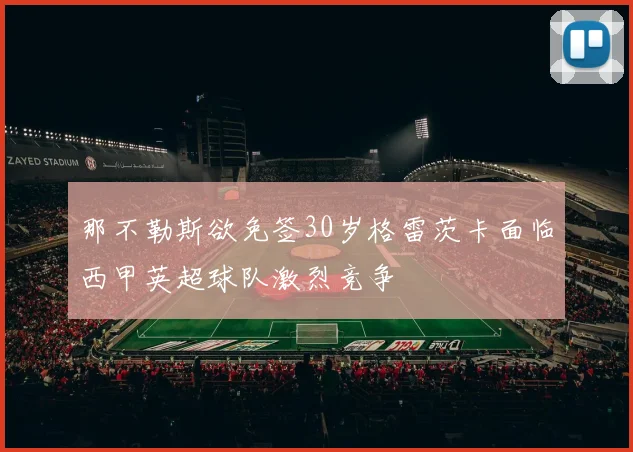 那不勒斯欲免签30岁格雷茨卡面临西甲英超球队激烈竞争